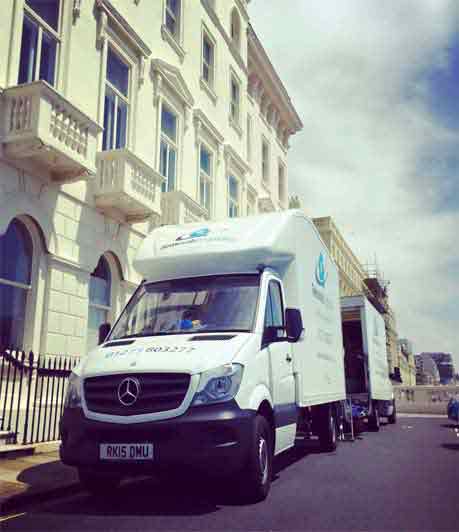 house move in Brighton 2 vans 